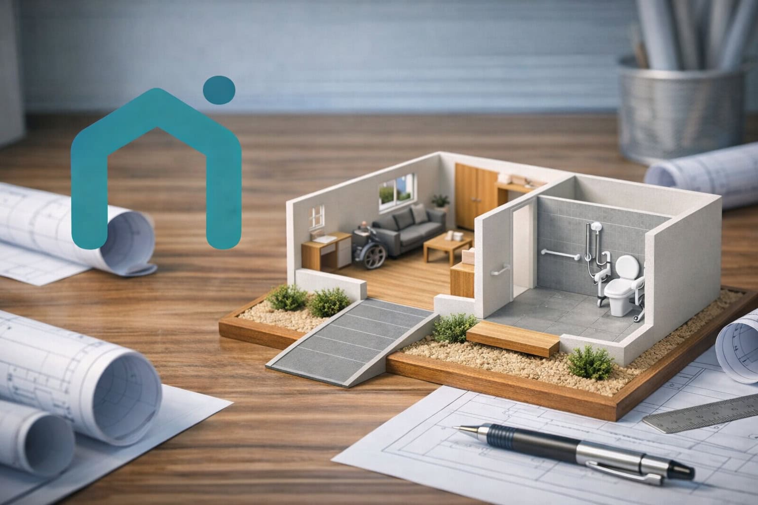 Recreación de casa adaptada a medida por IPIVAL